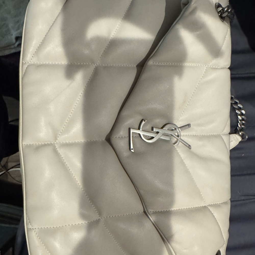 SAINT LAURENT Lou puffer medium YSL shoulder bag quilted bag 🤍
